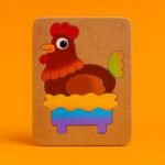 Rompecabezas en 3 Capas - Gallina