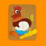Rompecabezas en 3 Capas - Gallina - Imagen 2